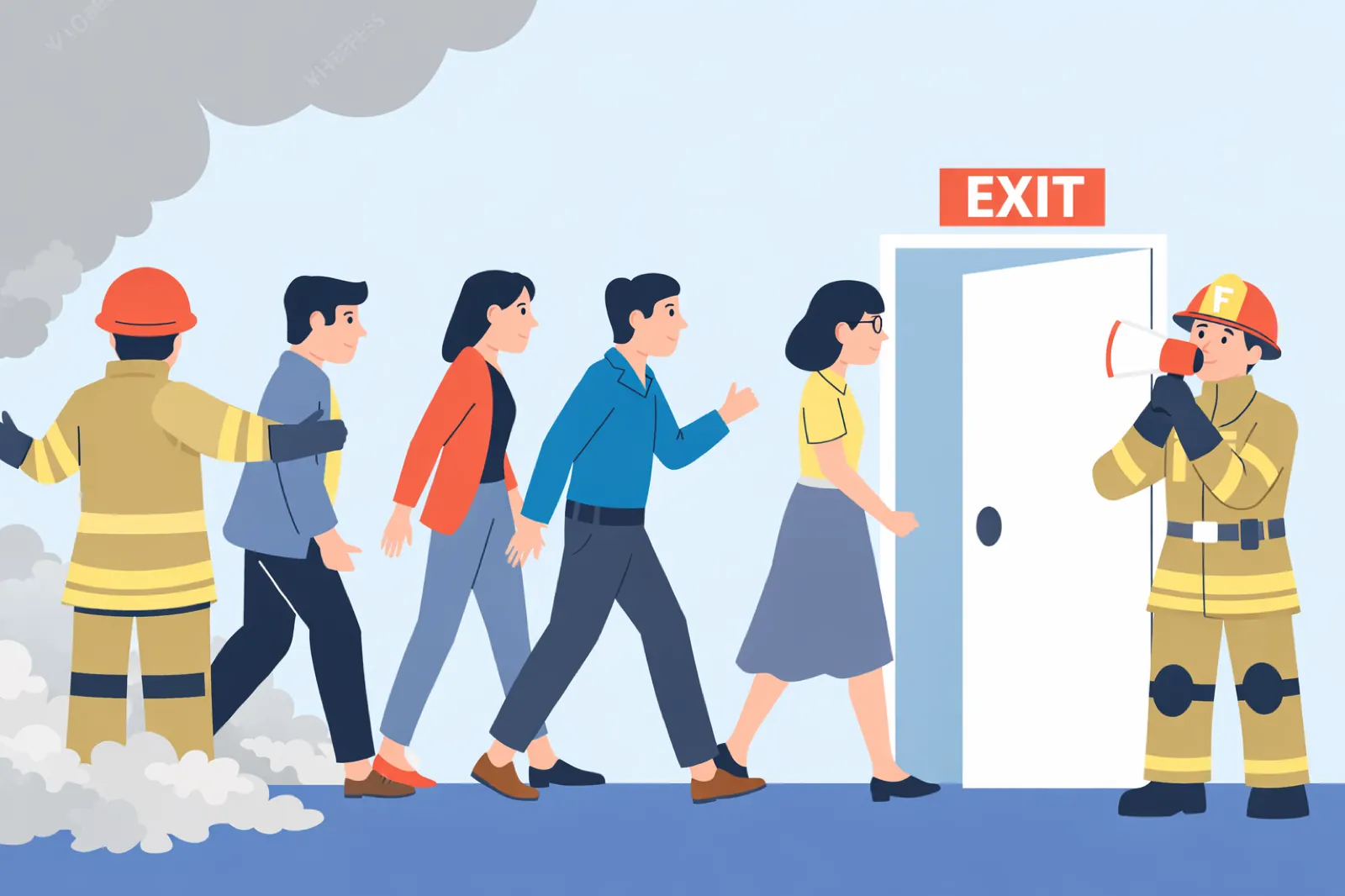 Illustration de la formation Évacuation Incendie